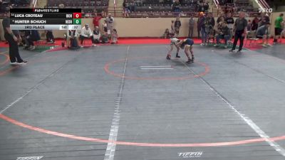 50_B lbs 3rd Place - Luca Croteau, Richland vs Hunter Schuch, Neshaminy