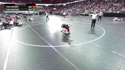 D1-157 lbs Champ. Round 1 - Cole Dummer, Union Grove vs Cole Bartlein, Bay Port