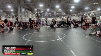 44 lbs Round 4 (8 Team) - Trey Sanders, Mat Assassins vs Hayden Zemba, Journeymen Blue