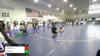 82 lbs Semifinal - Gabriel Cordova, Green River Grapplers vs Brock Gale, Sanderson Wrestling Academy