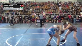 94 lbs Cons. Semi - Jayden Arnold, Claymont vs Kennedy Moore, Centerburg