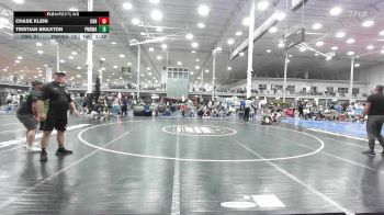 174 lbs Rr Rnd 2 - Chase Klein, Council Rock North - HS vs Tristian Braxton, Pocono Mountain Regional Wrestling Club - HS