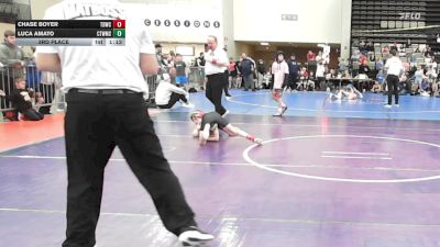 69 lbs 3rd Place - Chase Boyer, TDWC Minions - ESE vs Luca Amato, CT Whale Orca - ESE