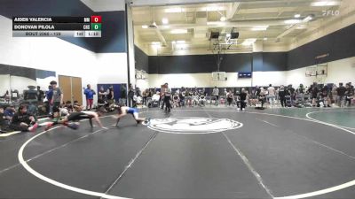 128 lbs Cons. Round 2 - Aiden Valencia, Maverick Matrats vs Donovan Pilola, Colony High School
