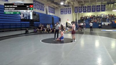165 lbs Cons. Round 2 - Sam Szerlip, Chicago vs Blake Delsman, Wisconsin-Platteville