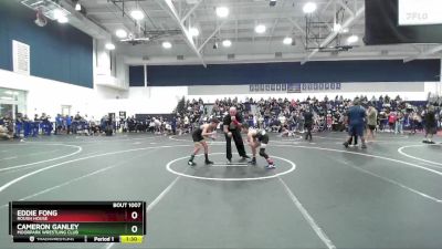 87 lbs Round 1 - Cameron Ganley, Moorpark Wrestling Club vs Eddie Fong, Rough House