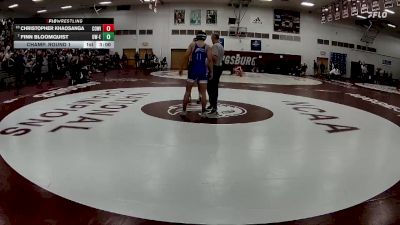 141 lbs Champ. Round 1 - Finn Bloomquist, Wisconsin-Eau Claire vs Christopher Khaosanga, Concordia (wi)