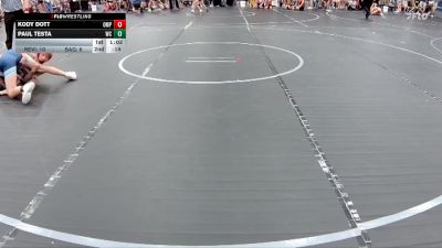 96 lbs Round 1 (4 Team) - Paul Testa, Wrecking Crew vs Kody Dott, OMP