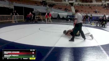 D3-150 lbs Cons. Round 2 - Braiden Howard, Combs vs Bridger French, Coconino