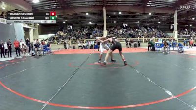144 lbs Cons. Round 1 - Hayden Grondin, Carlin vs Joseph Calavano, Lake Mead Christian Academy