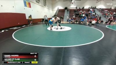 285 lbs Semifinal - Daniel Hoopes, Sheridan vs Hayden St Clair, Lander Valley