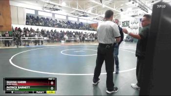 106 lbs Champ. Round 1 - Shayan Hariri, Aliso Niguel vs Patrick Barnett, Bosco B Team