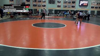 165 lbs Cons. Round 3 - Liam Krausman, Dubuque Hempstead vs Blake Clark, Iowa City, Liberty