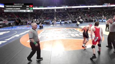 II-124 lbs Cons. Round 5 - Carmine Calimeri, Southwestern vs Trevor Middendorf, Newark Valley