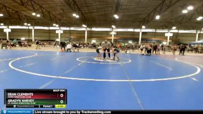 67 lbs Semifinal - Dean Clements, Hawk Wrestling Club vs Gradyn Harvey, St. Maries Wrestling Club