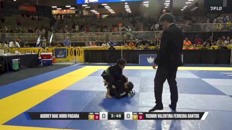 Yasmin Valentina Ferreira Santos vs Audrey Mae Hurd Pagara 2025 Pan Kids Jiu-Jitsu IBJJF Championship