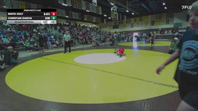 49 lbs Quarterfinal - Matix Holt, MTC - MANTANONA TRAINING CENTE vs Christian Garcia, So Cal Hammers Wrestling