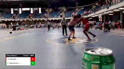 220 lbs Cons. Round 1 - Danzel Newell, Marist vs Christopher Blackmore, El Paso