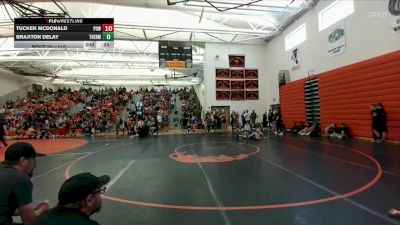 115 lbs Round 1 - Braxton Delay, Thermopolis Middle School vs Tucker McDonald, Powell Middle School