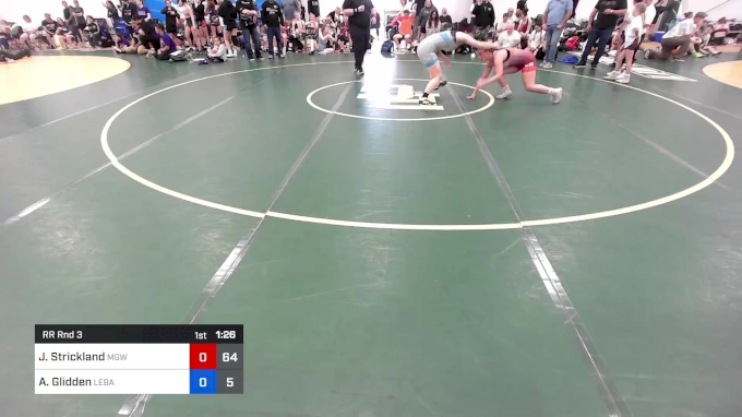 68 kg Rr Rnd 3 - Jameson Strickland, MGW Rebels vs Abby Glidden ...