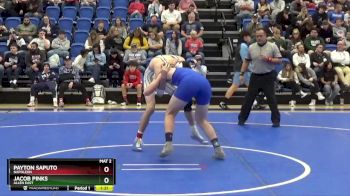 150 lbs 1st Place Match - Jacob Pinks, ALLEN EAST vs Payton Saputo, NAPOLEON