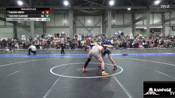 160 lbs Champ. Round 1 - Colton Elmore, Wellington vs Calvin Keith, Larned Jr Indian