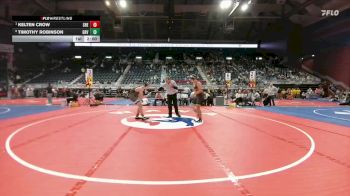 4A-175 lbs Quarterfinal - Kelten Crow, Sheridan vs Timothy Robinson, Green River