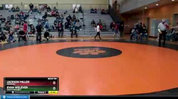 126 lbs Cons. Semi - Jackson Miller, Meridian vs Evan Welever, South Whidbey