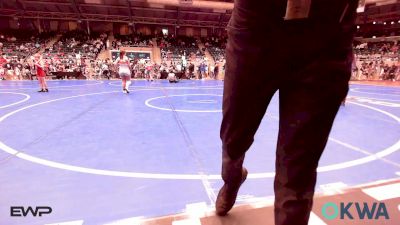 155 lbs Rr Rnd 3 - Braxton Chrisp, Cushing Tigers vs James Gaylor, Tahlequah Wrestling Club