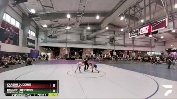 83 lbs Cons. Round 4 - Carson Dudding, Panhandle RTC vs Kenneth Bertron, Spartan Mat Club