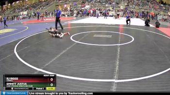 56 lbs Cons. Semi - Rj Riggs, Lowell vs Emmitt Justus, Lake Stevens Wrestling Club