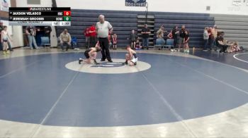 67 lbs Cons. Round 3 - Jeremiah Grooms, North Country Wrestling Club vs Jaxson Velasco, Hawk Wrestling Club