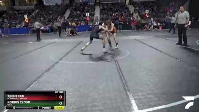 138 lbs Cons. Round 2 - Korbin Cloud, Iola vs Trent Eck, Bourbon Cowboys