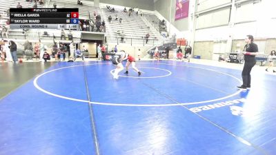 U15 Women - 58 lbs Cons. Round 6 - Riella Garza, AZ vs Taylor Ward, OR