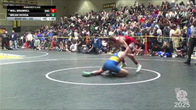 135 lbs Champ. Round 2 - Will Bramhill, East Nicolaus Wrestling Club vs Micah Ochoa, Clark