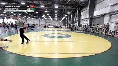 112 lbs Rr Rnd 3 - Warren Alderman, Mat Warriors PWC - MS vs Ethan Thompson, All American Wrestling Club - MS