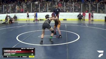 78 lbs Champ. Round 1 - Carson MacArthur, Charlotte Grapplers vs Easton Cady, Decatur WC