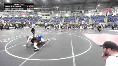 175 lbs Consi Of 8 #2 - Grayson Moorman, Elevate Wrestling Academy vs Rocky Hoffschneider, Bear Cave WC