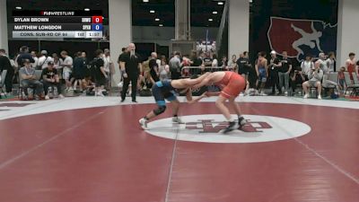 65 kg Cons. Sub-rd Of 64 - Dylan Brown, Savage House Wrestling Club vs Matthew Longdon, St. Pius X High School Wrestling