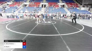 160 lbs Rnd Of 32 - Ernazar Baiyshbekov, Pennsylvania vs Brett Back, Wisconsin