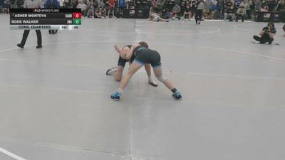 113 lbs Cons. Quarters - Bode Walker, Jackrabbit Wrestling Academy vs Asher Montoya, Basement Brawlers