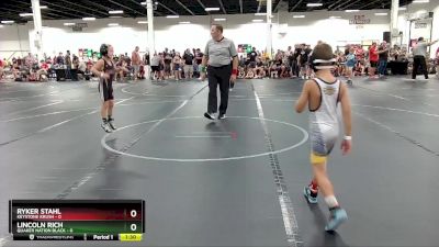 48 lbs Round 3 (6 Team) - Ryker Stahl, Keystone Krush vs Lincoln Rich, Quaker Nation Black