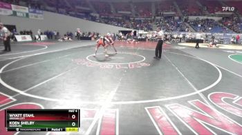 6A-126 lbs Cons. Round 5 - Wyatt Stahl, Oregon City vs Koen Shelby, Roseburg