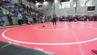 55 lbs Quarterfinal - Luke Crain, Skiatook Youth Wrestling vs Benaiah Schubert, Chandler Takedown Club