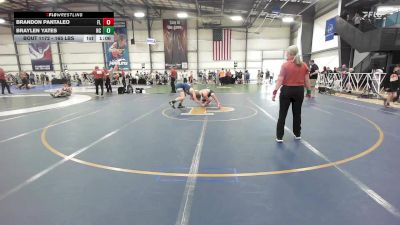 165 lbs Semifinal - Brandon Pantaleo, FL vs Braylen Yates, NC