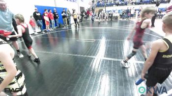 55 lbs Round Of 16 - Kash Hardy, Keystone Kids Wrestling Club vs Lincoln Wright, Broken Arrow Wrestling Club