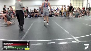182 lbs Round 5 (6 Team) - Isiah Feeney, Mayfield Mat Academy vs Mason Early, Hammer WC