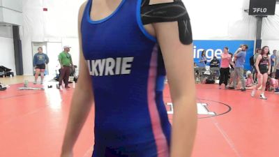 53 lbs Rr Rnd 4 - Chloe Crafton, Virginia Team Predator - W vs Justice Anthony, Valkyrie Girls WC - W
