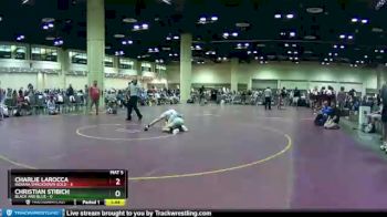 113 lbs Round 3 (10 Team) - Charlie Larocca, Indiana Smackdown Gold vs Christian Stibich, Black And Blue