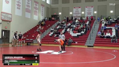 105 lbs Cons. Semi - Max Donnell, Bumpus vs Jameson Brandon, Hewitt Trussville Middle School